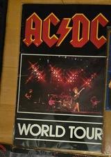 AC/DC TOUR PROGRAMME HELLS BELL 1980 BON SCOTT VINTAGE RARE NOT LP