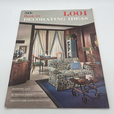 Conso 1,001 Decorating Ideas Book 22 1965 Vintage Paperback
