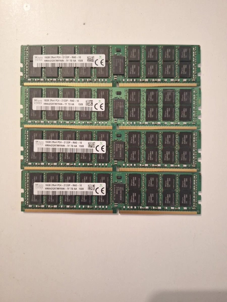 PC4-17000 (DDR4-2133) Bus Speed 64 GB Total Capacity DDR4 SDRAM