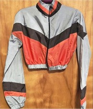 WOMEN PRETTYLITTLETHING GRAY ORANGE JACKET