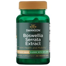 Swanson Boswellia Serrata Extract 125mg Joint Flexibility  Mobility 60 Veg Caps