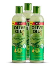 ORS Olive Oil Moisture Creamy Shampoo pack of 4 12.5 oz  with Aloe Vera