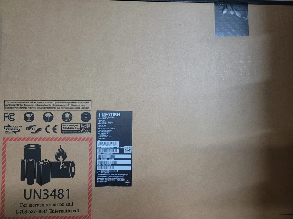 ASUS TUF Gaming F17 Laptop, 17.3", Core i7-11800H, RTX 3050 Ti, 16GB, 512GB-NEW! - Image 2 of 3