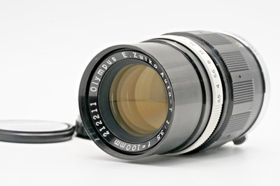 [Fast neuwertig] Olympus E.Zuiko Auto-T 100mm F3.5 Tele MF Objektiv aus Japan