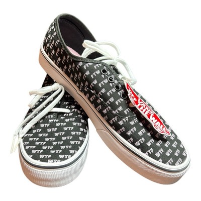 Vans Unisex WTF Black Skate Shoes New in Box