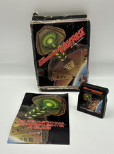 Rare Vintage Atari 400 800 Game Cartridge The Dreadnaught Factor - manual & box