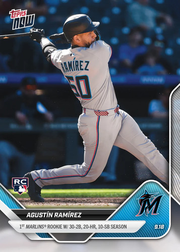 2025 Topps Now 730 Agustín Ramírez