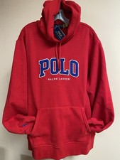 Polo Ralph Lauren Men  s Hoodie Red Large NWT