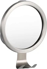 Shower Mirror Fogless for Shaving with Razor Holder, Powerful Lock Suction