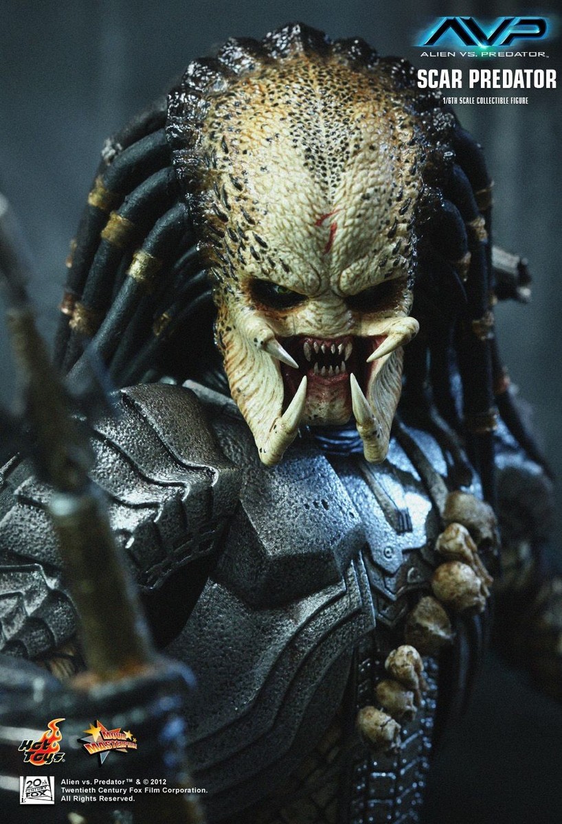 Hot Toys 1/6 MMS190 AVP SCAR PREDATOR 2.0 ALIEN VS. PREDATOR