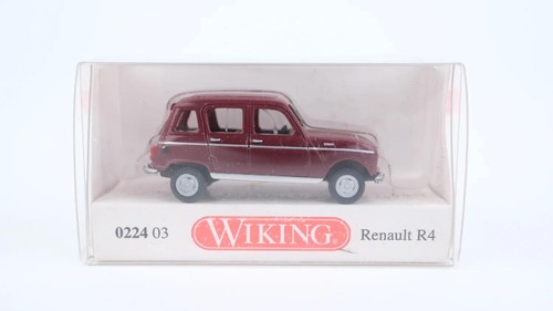 Wiking H0 022403 Renault R4 rojo vino | Condition: Gebraucht