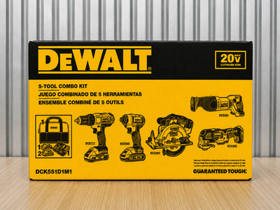 DEWALT Tools 5 Tool Power Tool Combo Kit Multi-tool Set with 20V MAX DCK551D1M1