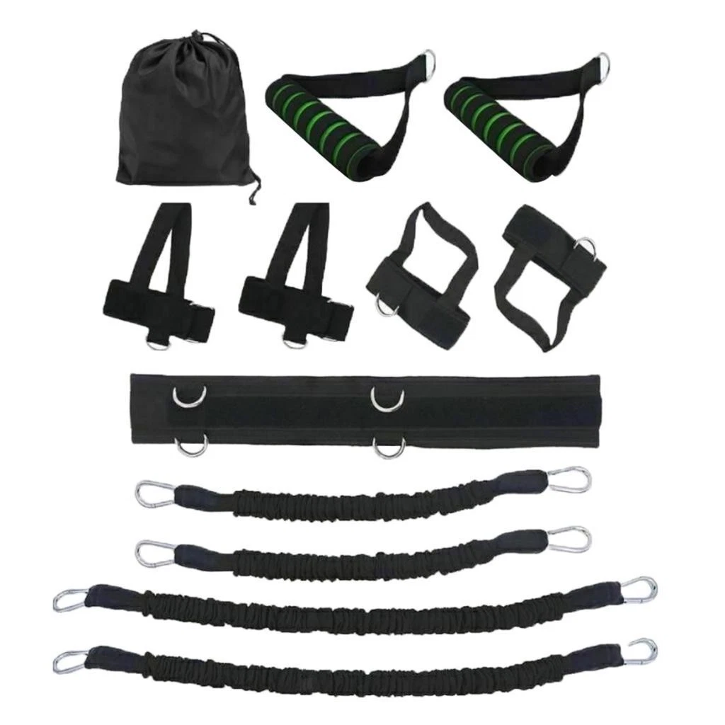 12PCS Resistance Bands Workout Band Ankle Exercise Bands with Door Anchor Handle
