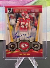 💥2024 Panini Donruss - Champ Is Here Leo Chenal #12 Autographs #125/299 (AU)💥