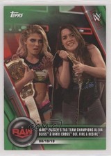 2020 Topps WWE Women's Division RAW Green 11/75 Alexa Bliss Nikki Cross #69 14dh