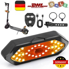 E Scooter Blinker/Rücklicht,Led Scooter Blinker Usb-Aufladung Mit Fernbedienung