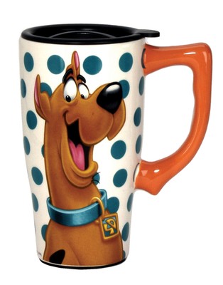 18oz Multicolor Ceramic Travel Mug Great for Commute Leakproof Locking Lid