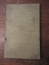 Original 1951 Humber Pullman Limousine & Imperial mk III car used owners manual