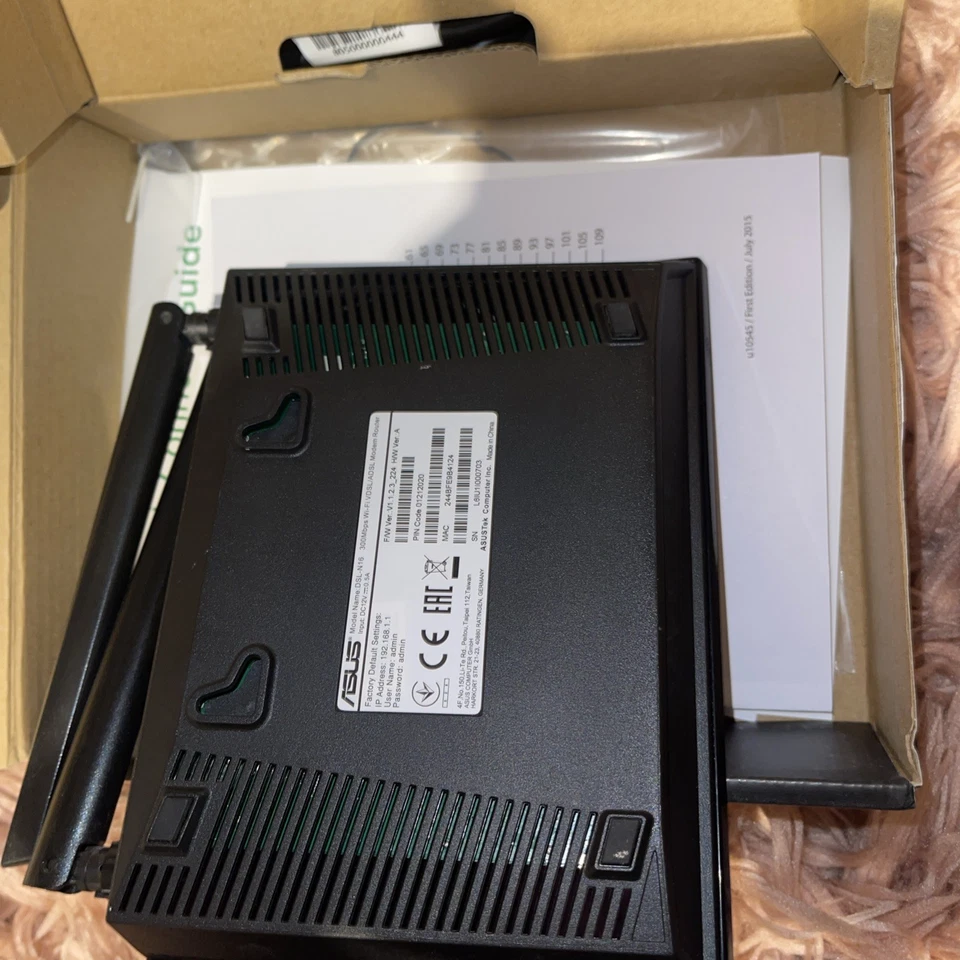 ASUS DSL-N16 Wireless-N300 VDSL/ADSL Modem Router - Boxed, with PSU, ADSL Filter - Image 4 of 4