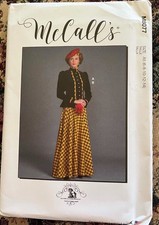 McCalls Adult WOMENS VICTORIAN 1800'S STYLE-TOP AND SKIRT-MISSES SIZE 6-14