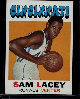 1971 Topps Basketball #57 Sam Lacey, Ex, A