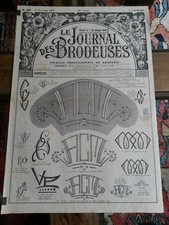 ALTE ZEITUNG LE JOURNAL DES BRODEUSES 1961 NR. 800 VINTAGE STICKEREIMUSTER