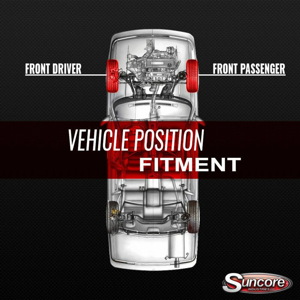 1989-1993 Cadillac Allante Front Active Suspension to Gas Strut Conversion Kit - Изображение 2 из 3