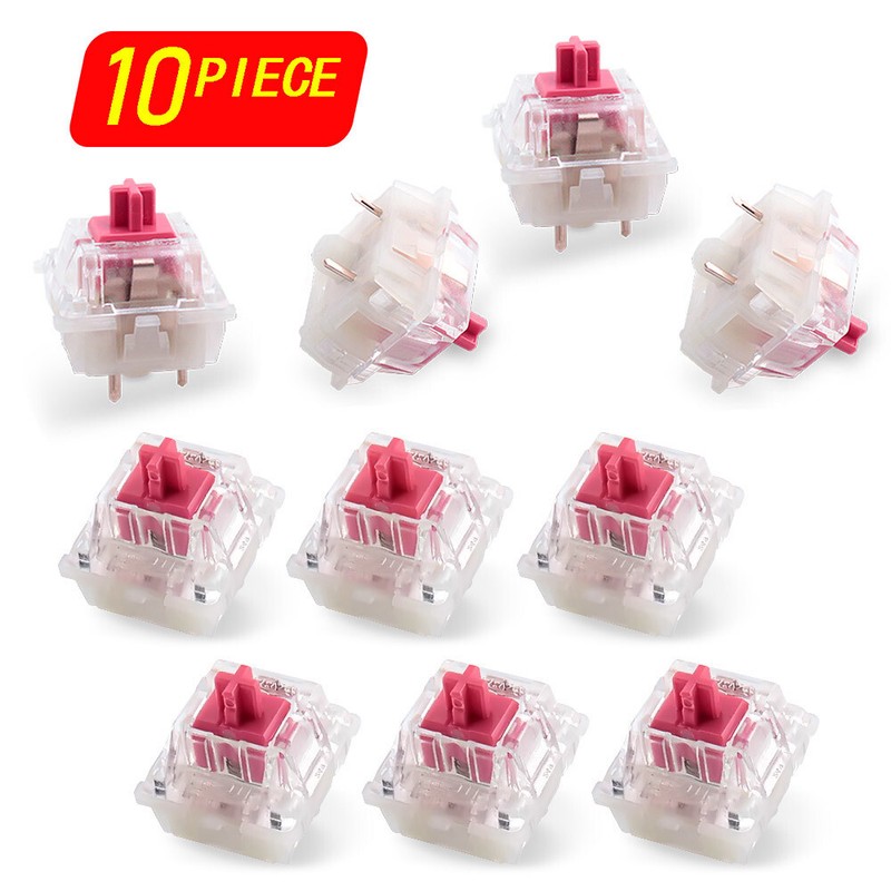 10X Pink Key Switches Shaft for Logitech Cherry MX RGB Gaming Keyboard