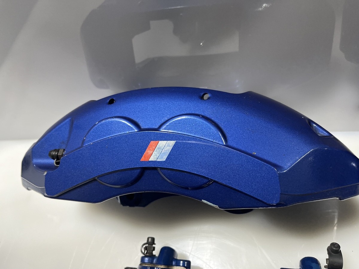 BMW E70-E71 XM PAIR FRONT & REAR M BRAKE CALIPERS BREMBO BLUE  