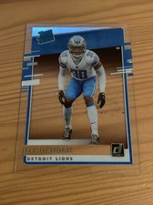2020 Panini Chronicles Clearly Donruss Jeff Okudah Rated Rookie #RR-JO Lions
