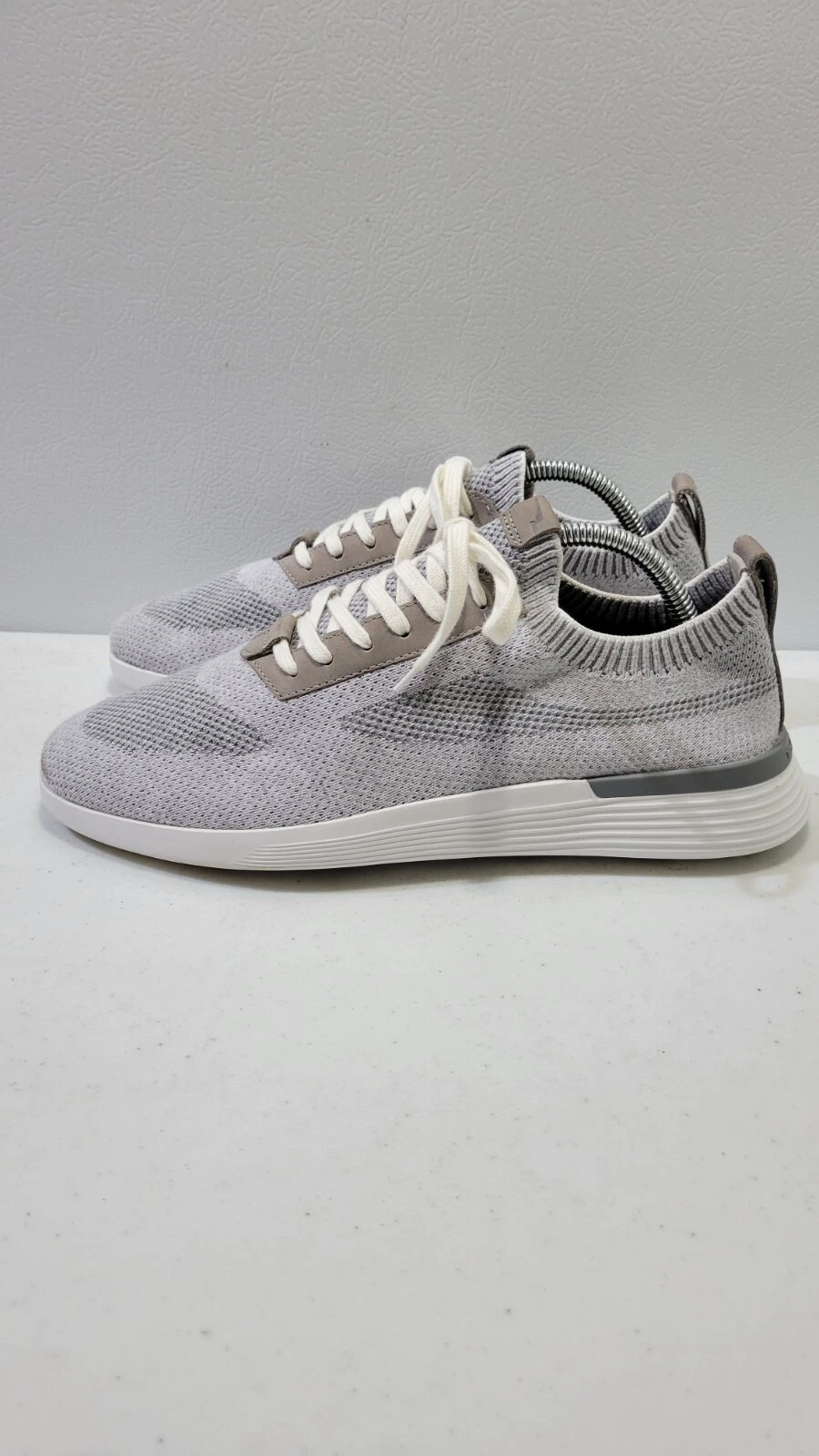 Baskets confort homme Wolf and Shepherd Supreme tricot gris taille US 8
