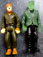 RARE Burger King 1997 Universal Monsters Frankenstein  Werewolf Action Figs