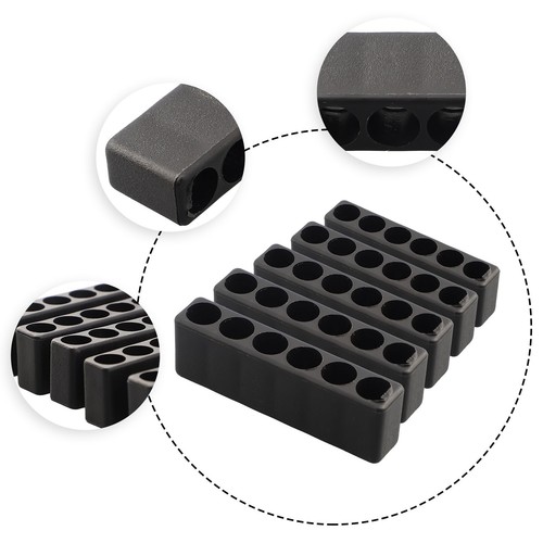 5 Pcs Bit Holder with 6 Holes Effortless Storage Solution for Hex Shank Bits - Picture 5 of 24