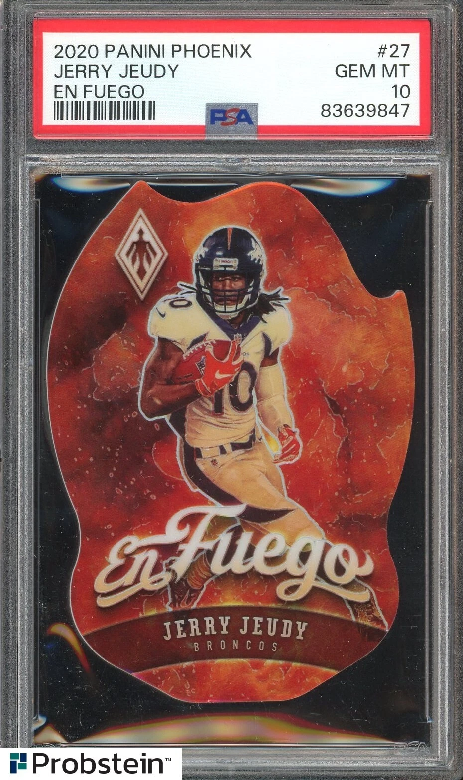 Jerry Jeudy Panini Phoenix EN Fuego #27 Base
