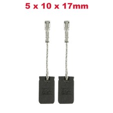 2x Schleifkohle Kohlebürste 5x10x17mm für Bosch PKS 54 CE PKS 66 PKS 66 CE