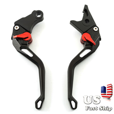 #ad #ad US Ship CNC 3D Rhombus Brake Clutch Lever Sandblast For Yamaha Honda Motorcycle $34.79