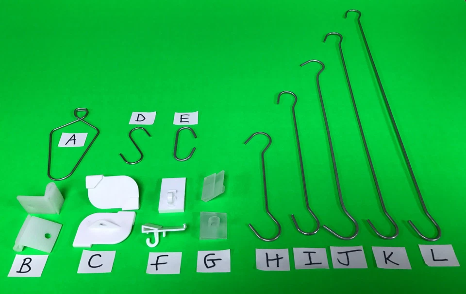 YORKSHIRE DISPLAYS LIMITED Suspended Ceiling Grid Hangers Clips Hooks Twist Wire POS Hanging Sign Display