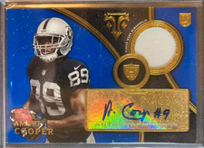 Amari Cooper AUTO~PATCH~RC #/10 Triple Threads 2015 Topps Rookie Autograph Bills