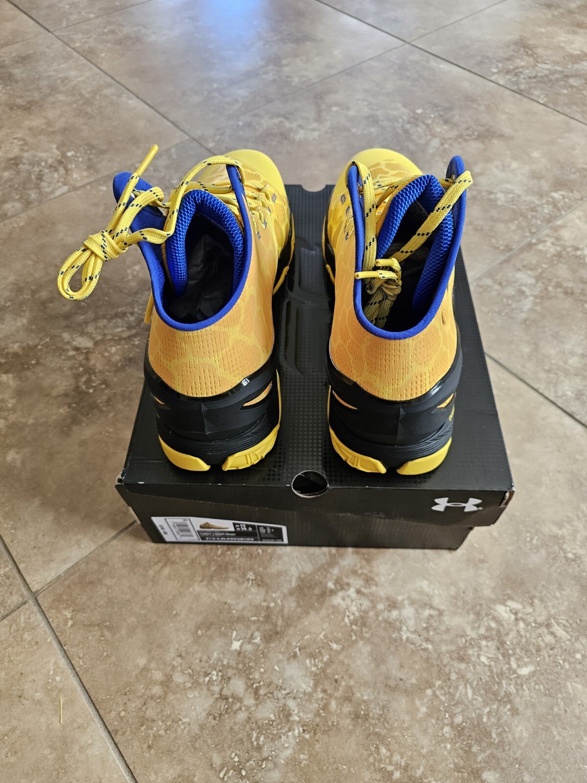 Under Armour Curry 2 Double Bang Bang Basketball Shoes Men's Size 13