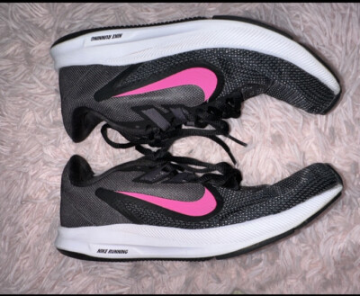 Nike shoes women’s size pink black Downshifter 'Laser Fuchsia'