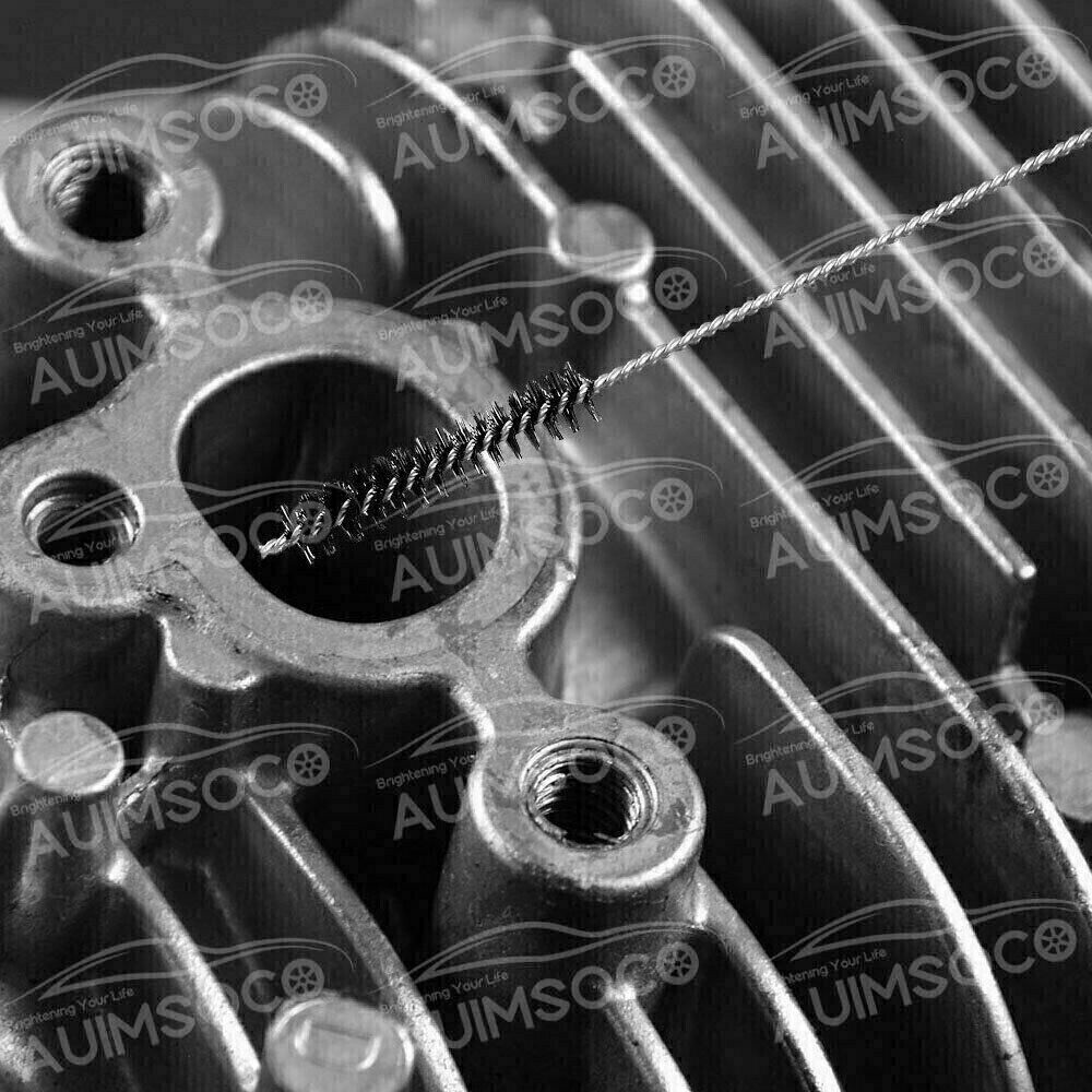 18pcs Carb Jet Cleaning Tools Set Carburetor Wire Cleaner Kit For Moto