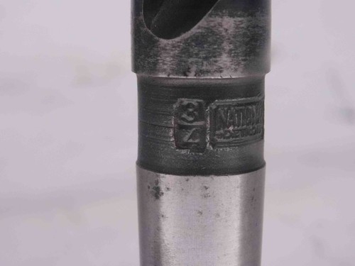 NATIONAL 3/4 O.D. HSS TWIST DRILL BIT MORSE TAPER #2 SHANK 5.1 LOC .75 MT2 USA - Picture 4 of 6