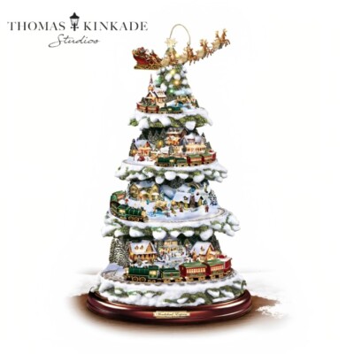 Bradford Thomas Kinkade Wonderland Express Christmas Tree Decor