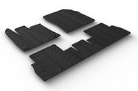 Design Gummi FußMatten Passend FüR Citroen Berlingo Ohne Umklappbaren Beifahrers