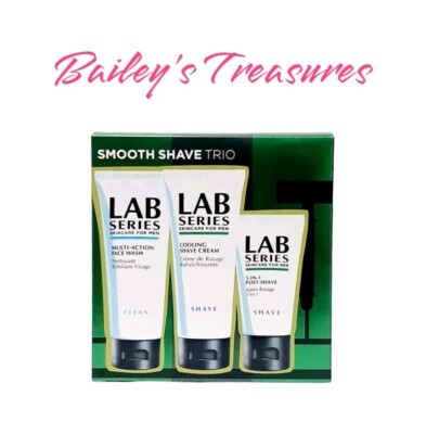 Lab Series Smooth Shave Trio 3 in 1 Post Shave Cooling Shave Cream Face Wash