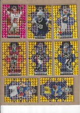 2023 MOSAIC PINK AND YELLOW PRIZM ~ YOU PICK! w/ RC Rookies, Inserts, Pick