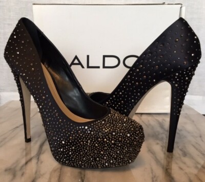 aldo rhinestone heels