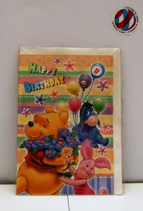 Biglietto Winnie The Pooh Auguri Compleanno Bimbi Con Ruota Da 1 A 12 Anni Ebay
