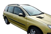 Windabweiser Regenabweiser Heko FüR Peugeot 206 1998-2005 5-TüRer 2-Tlg
