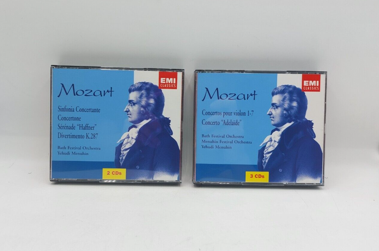 Mozart Yehudi Menuhin Sinfonia Concertante & Concertos Pour Violin 1-7 Adelaide